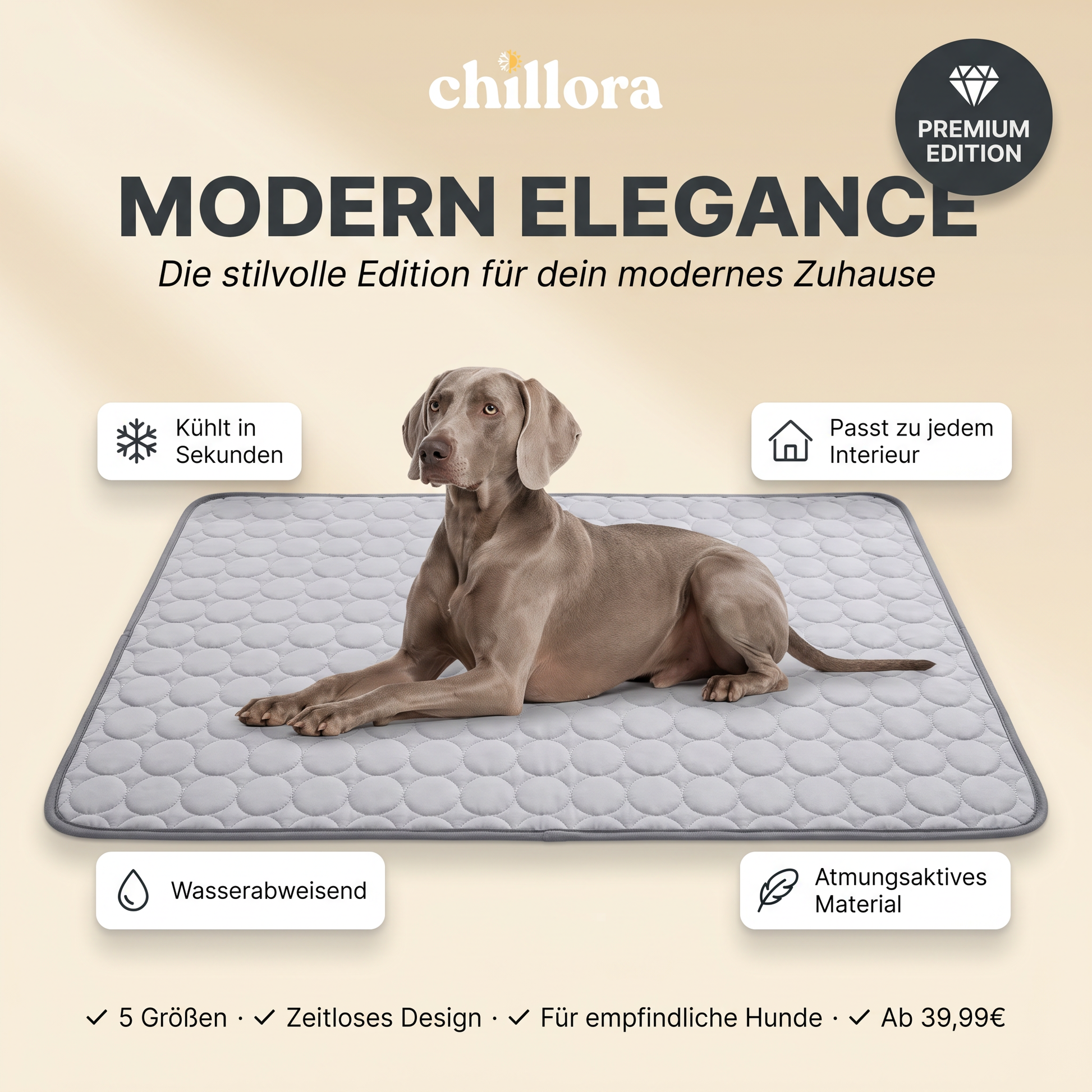 Frostaura Selbstkühlende Matte für Hunde & Katzen |
