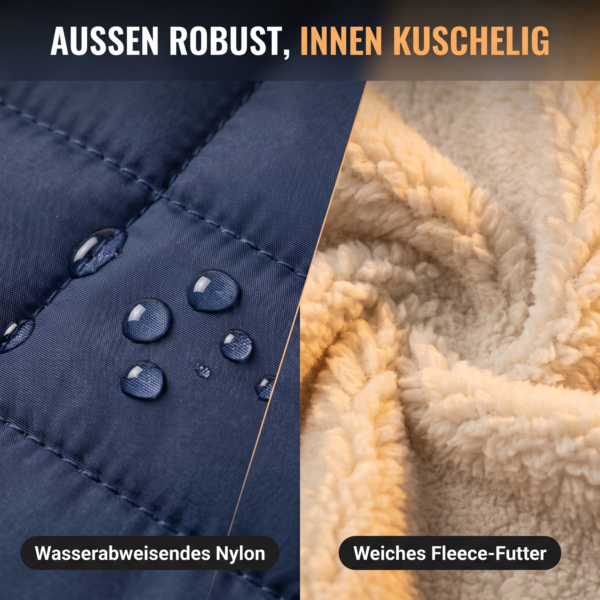 Wintaura Hundejacke – Winterjacke mit integriertem Geschirr